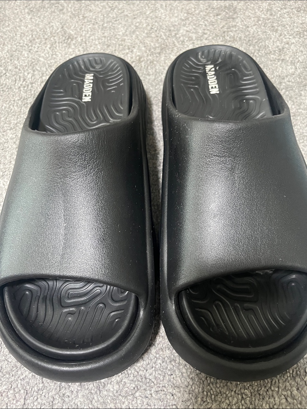 Black Men's Slide Sandals